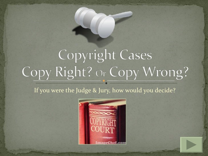 Copyright Scenario Cases