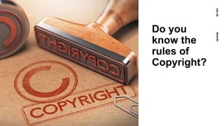 sdu.dk#sdudk
Det Samfundsvidenskabelige Fakultet
Do you
know the
rules of
Copyright?
 