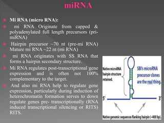  RNAi as a treatment for HIV :
 siRNA was used to silence the primary HIV receptor chemokine receptor 5
(CCR5). This pre...