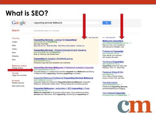 What is SEO?
 