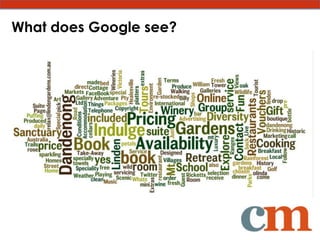 What does Google see?
 