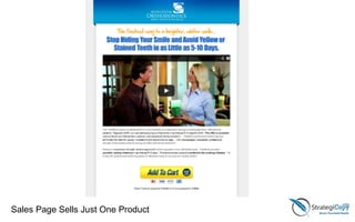 Sales Page Sells Just One Product
 