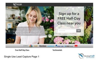 Single Use Lead Capture Page 1
 