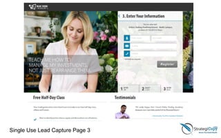 Single Use Lead Capture Page 3
 
