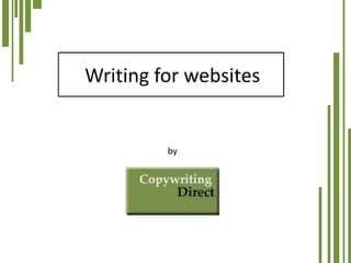 Copywriting for a website