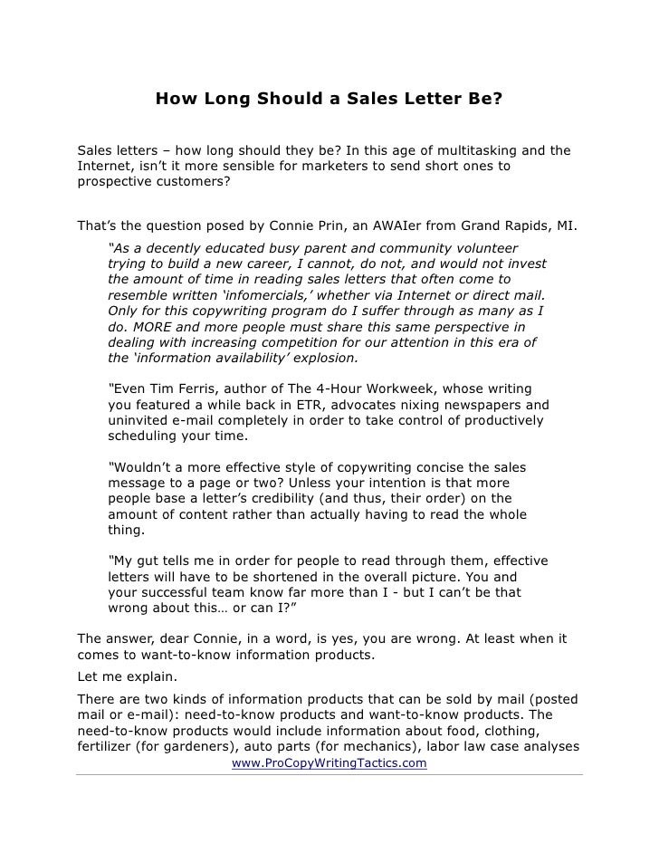 copywriting secret of the masters how long should a sales letter be how long should a letter be