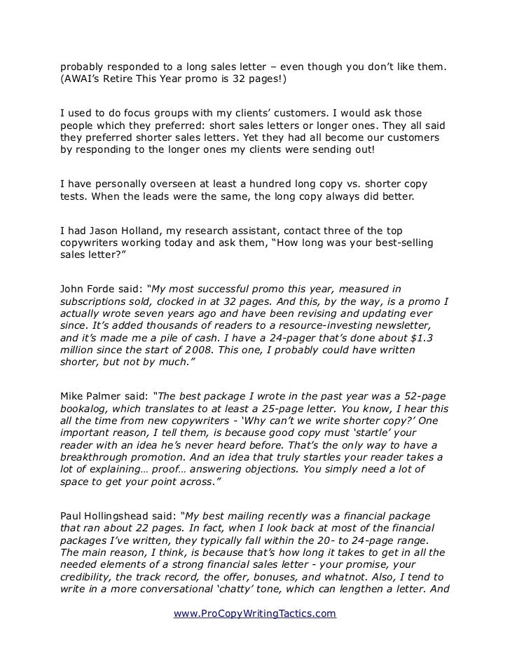 copywriting secrets of the masters michael masterson how long sho