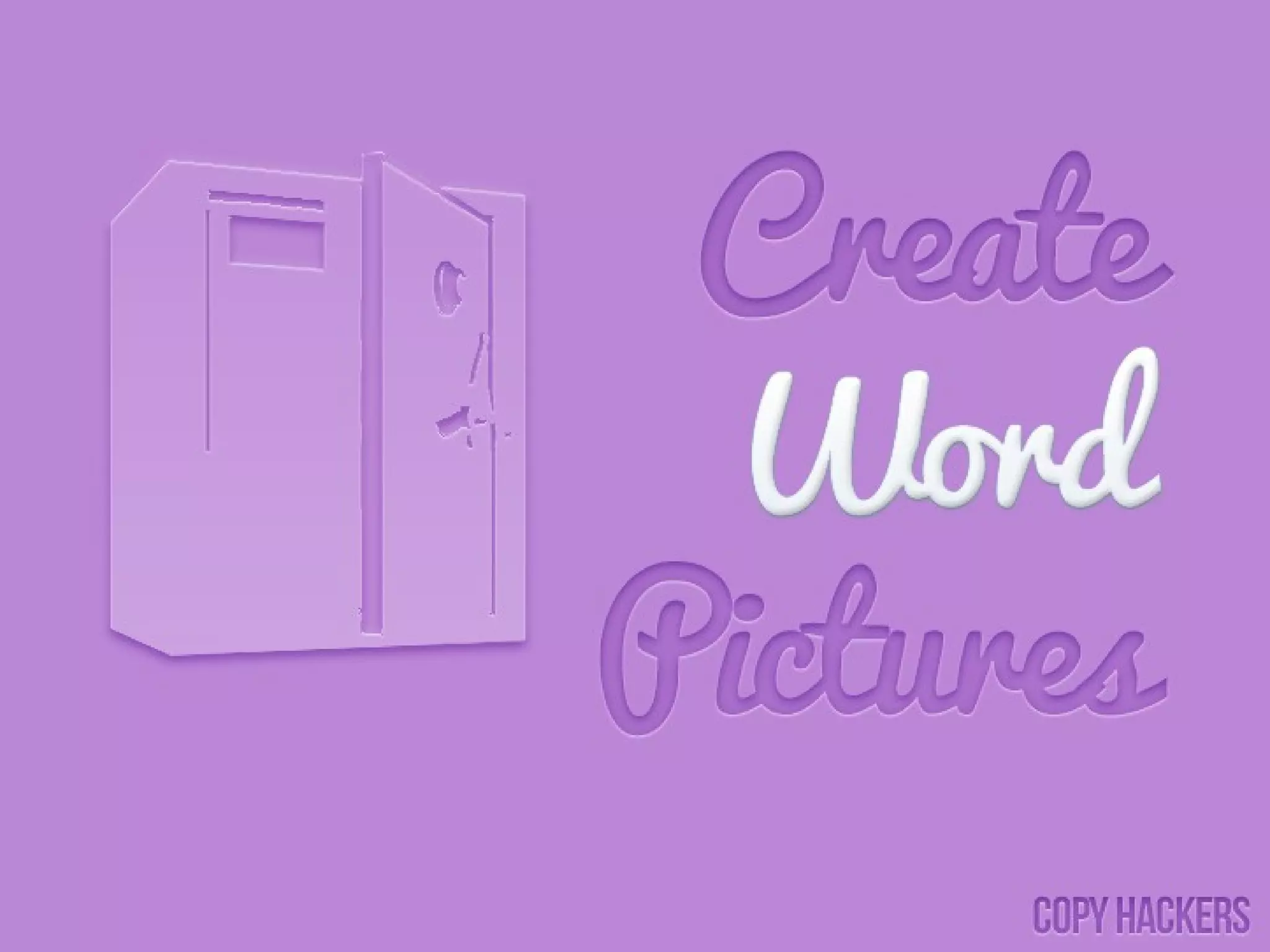 Use Word Pictures
NOT BUT
Figure out how Crack the code
How to make more sales online 5 steps to skyrocket your online sales
There’s no substitute for a stress-free life Make the pampered white Persian next door envy
your life
Proof from customers that [product name] works The gun’s still smoking for these [product name]
masters
Thousands have felt rejuvenated with [product
name]
[Product name] is a hungry leach, sucking up your
body’s toxins and swallowing them deep down
If your prospects think something is a mystery, position your solution as a way to “crack the code” or
as the “decoder ring” they’ve been waiting for. Create an image with your words alone that
gets the visitor to picture themselves climbing up the ivory tower in the dark and slipping the admission letter
on the top of the pile. Create an image with your words alone that turns your solution into
a golden key, releasing America’s best and brightest from the shackles of the traditional admissions process.
See what I mean?
Starting to see the word pictures?
You can only do this on long-form pages! Short copy readers wouldn’t stand for it. But long copy readers
are engaged by it. They need striking visuals. Word pictures help sell them.
 