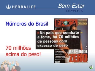 70 milhões acima do peso! Números do Brasil 