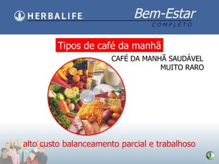 alto custo balanceamento parcial e trabalhoso Tipos de caf é da manhã CAFÉ DA MANHÃ SAUDÁVEL MUITO RARO 
