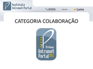 CATEGORIA COLABORAÇÃO 