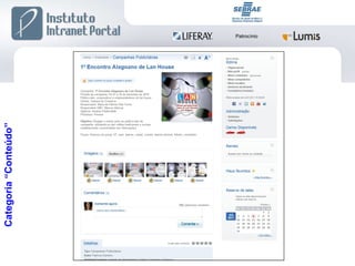 Categoria “Conteúdo” 