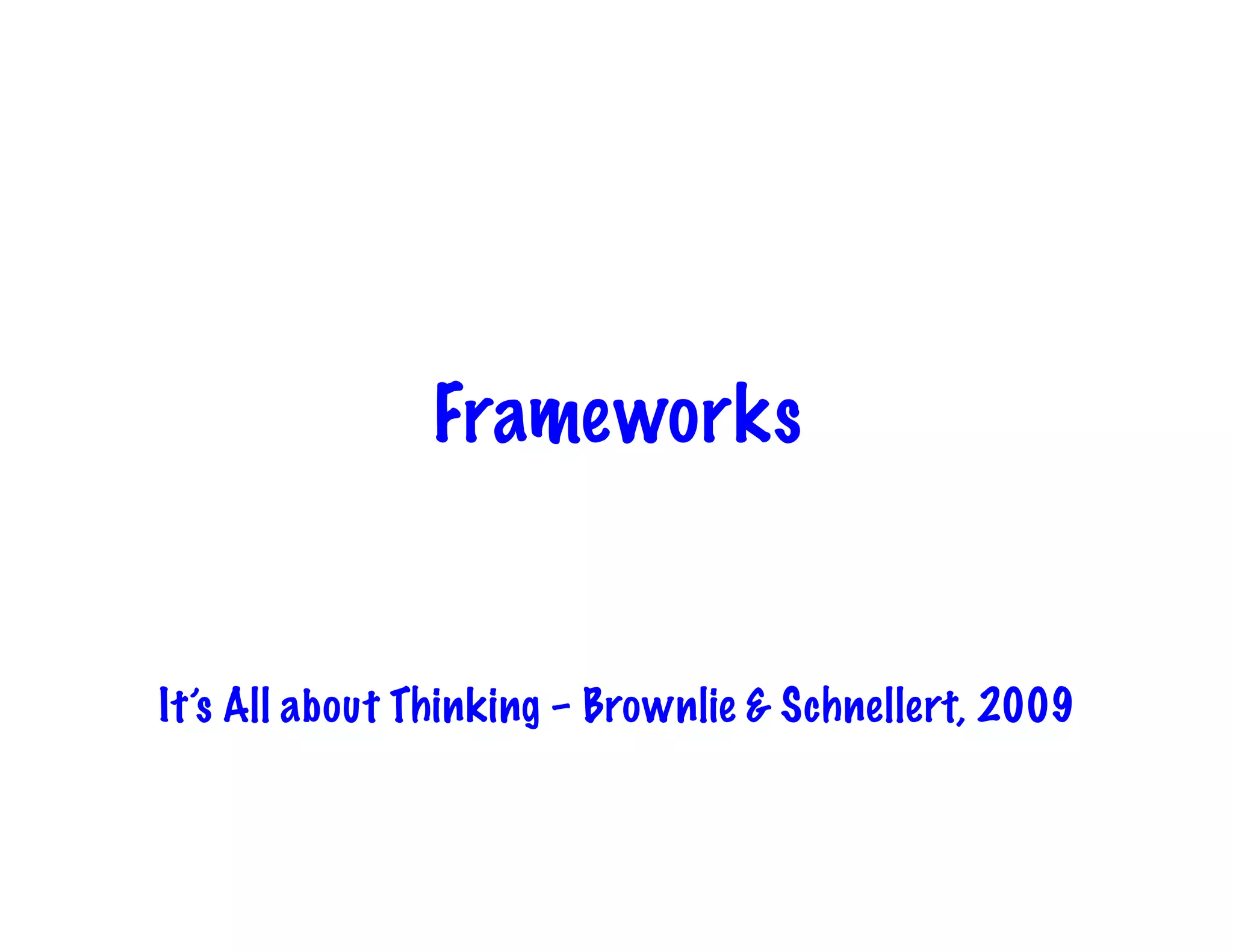 Frameworks


It’s All about Thinking – Brownlie & Schnellert, 2009
 