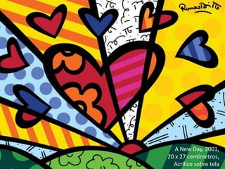 A New Day, 2001, 
20 x 27 centímetros, 
Acrílico sobre tela 
 