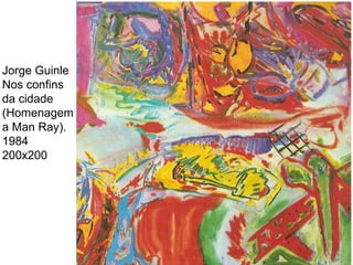 Jorge Guinle Nos confins  da cidade (Homenagem  a Man Ray). 1984 200x200 