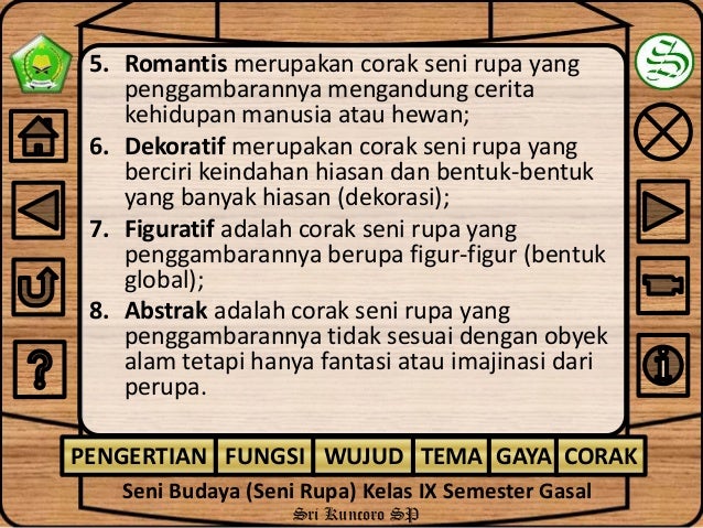 Corak Dan Gaya Seni Rupa Murni