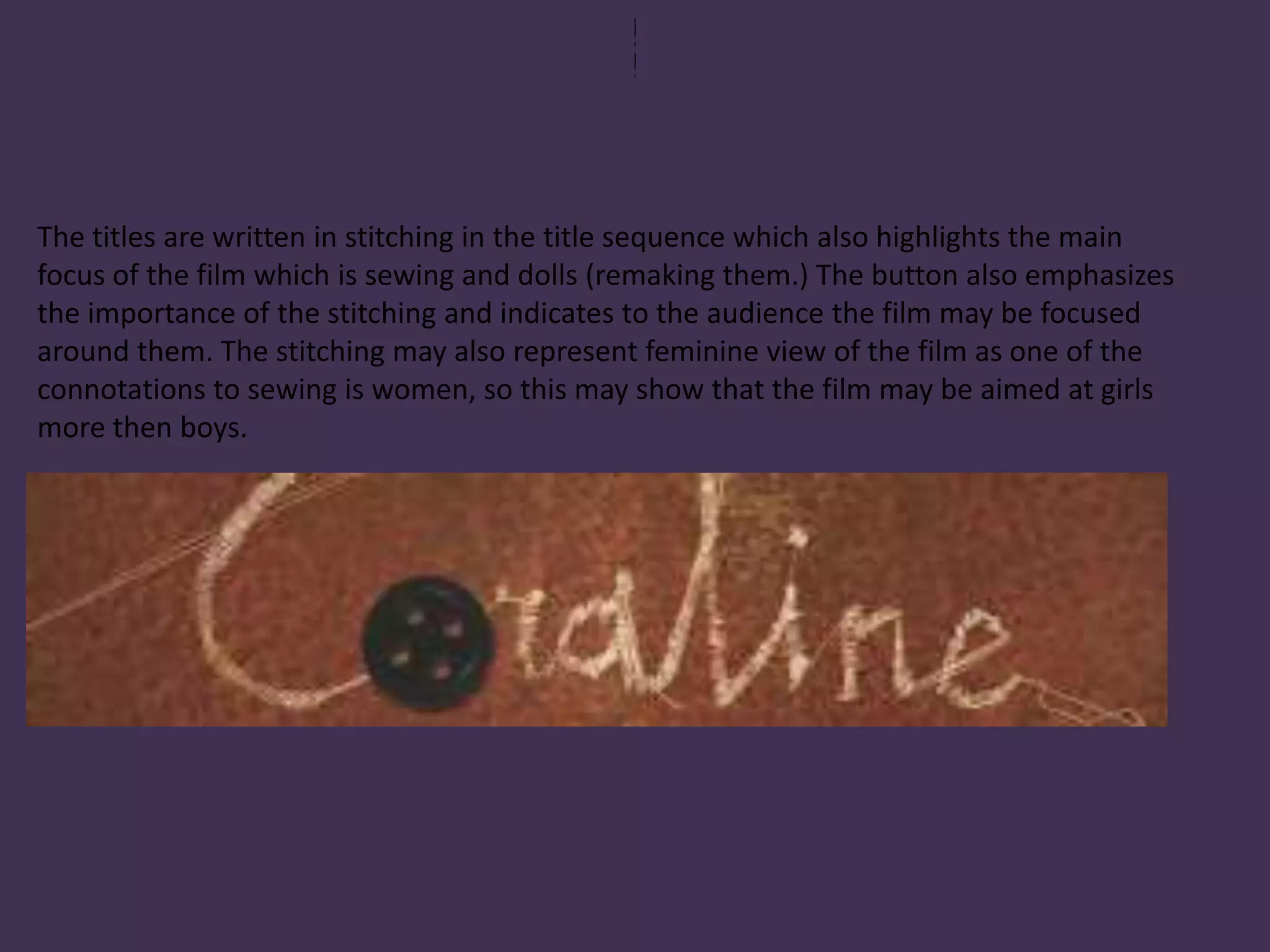 Coraline analysissss PPT