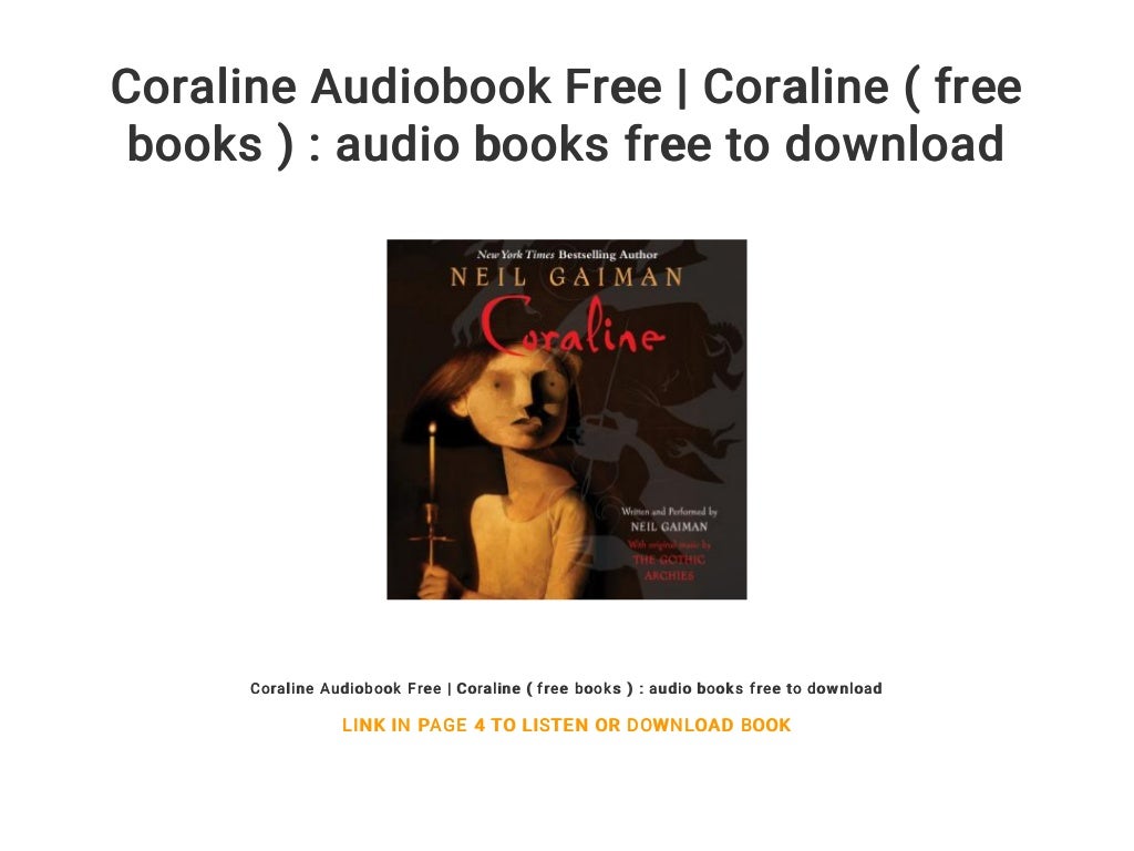 Coraline Audiobook Free | Coraline ( free books ) : audio books free…