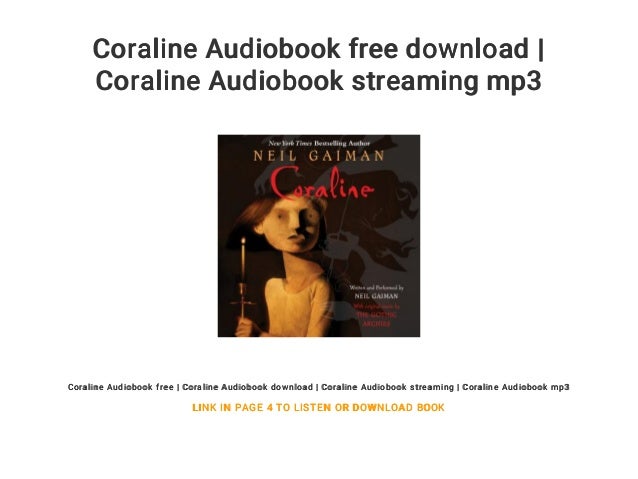 coraline audio book