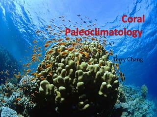 CoralPaleoclimatology  Terry Chang 