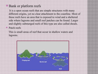 Platform Reef Examples Coral reef ecosystems are intricate and diverse collections of species ...