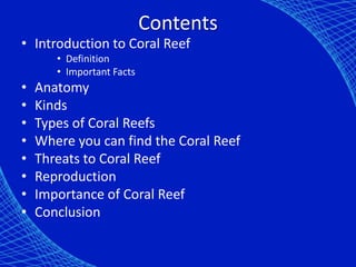 conclusion coral reef essay