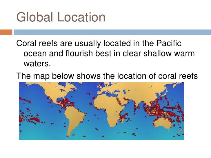 Coral reefs