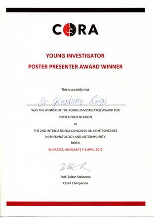 Premio CORA 2013