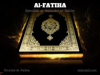 Coran en français sourate Al Fatiha - Daily Dalil