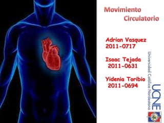 Adrian Vasquez
2011-0717

Isaac Tejada
 2011-0631

Yidenia Toribio
 2011-0694
 