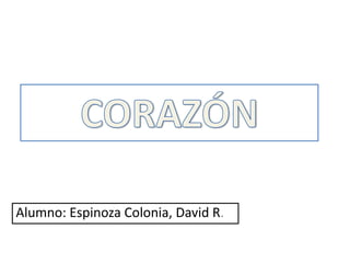 Alumno: Espinoza Colonia, David R.
 