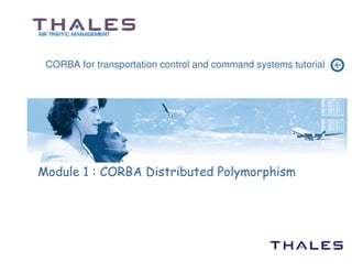 CORBA for transportation control and command systems tutorial