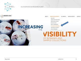 ELSI SERVICES & RESEARCHUNIT
8
•INSER
•T SPEAKER SLIDES HERE
23/04/2020Mayrhofer
 