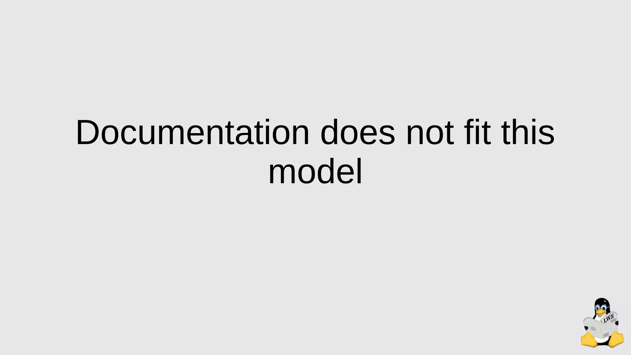 Documentation does not fit this
model
 