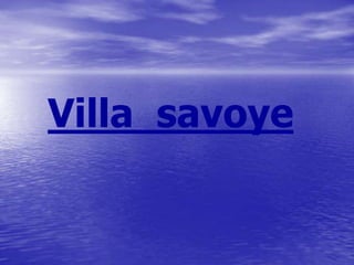 Villa savoye

 