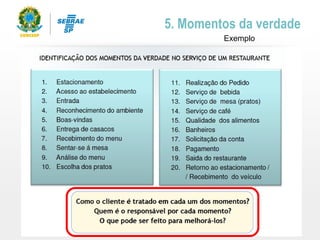5. Momentos da verdade
Exemplo
 