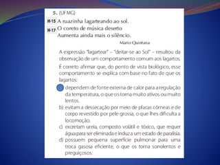 Cordados.anfíbios.répteis