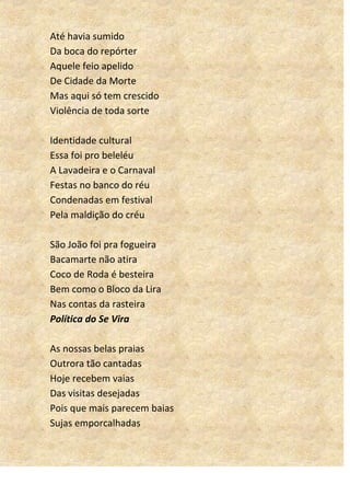 Cordel assim eu me aCABO