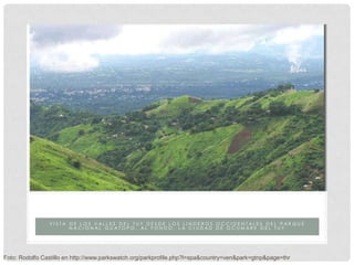 VALLES DEL TUY
                VI STA DE LOS VALLES DEL TUY DESDE LOS LI NDER OS OCCI DENTALES DEL PAR QU E
                       NACI ON AL GU ATO PO . AL FONDO, LA CI UDAD DE OCUMAR E DEL TUY




Foto: Rodolfo Castillo en http://www.parkswatch.org/parkprofile.php?l=spa&country=ven&park=gtnp&page=thr
 