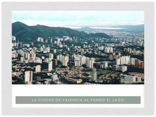 LAGO DE VALENCIA
LA CIUDAD DE VALENCIA AL FONDO EL LAGO
 