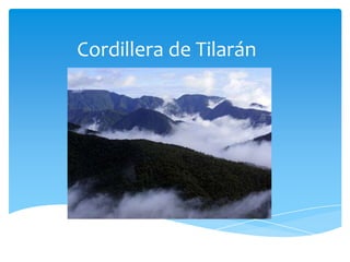 Cordillera de Tilarán
 
