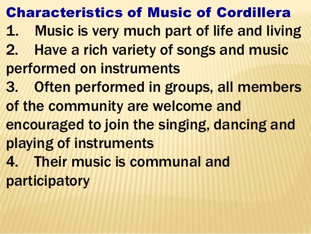 Music of Cordillera Grade-7 1st Quarter.