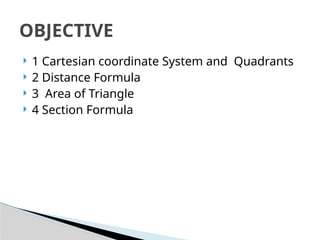 Cartesian System Distance Formula cordinate geometry power point presentations.pptx