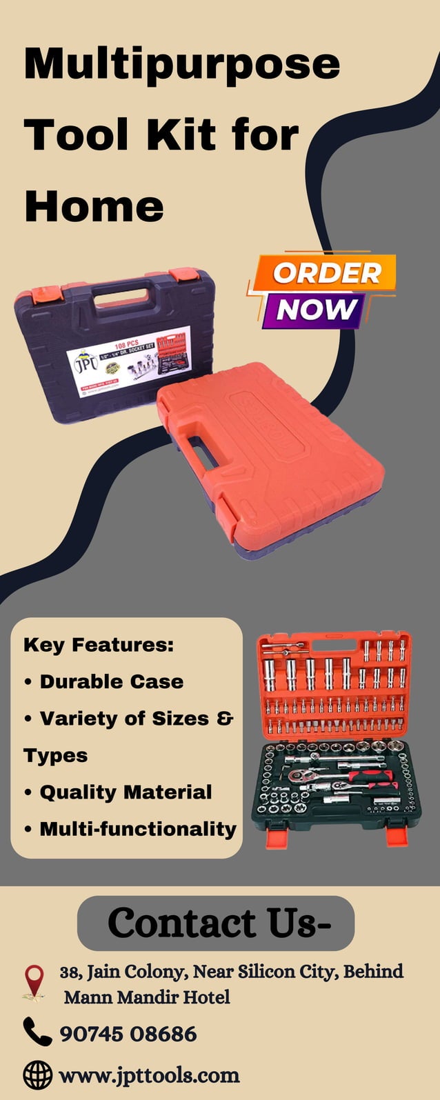 Buy Now The Best Tool Kit for Home Use in India JPT Tools PDF