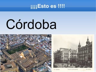 ¡¡¡¡Esto es !!!!


Córdoba
 