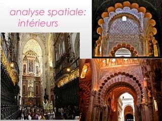 analyse spatiale:
intérieurs
 