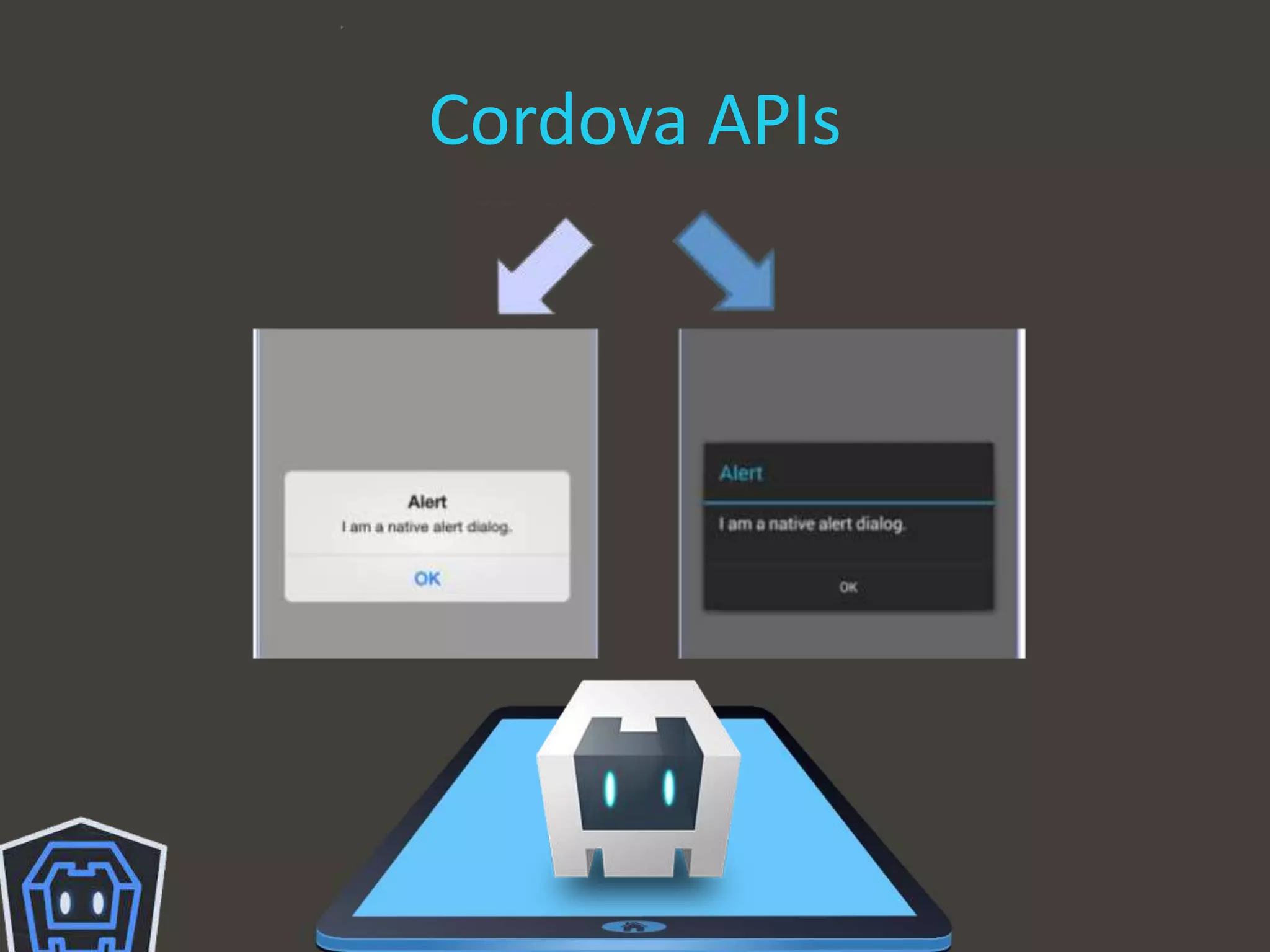 Cordova APIs
 