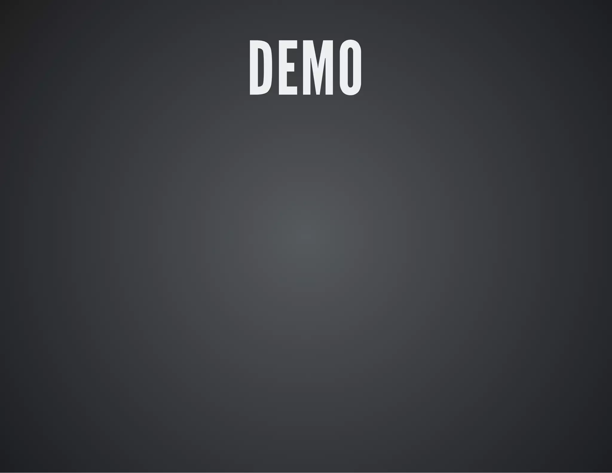 DEMO
 