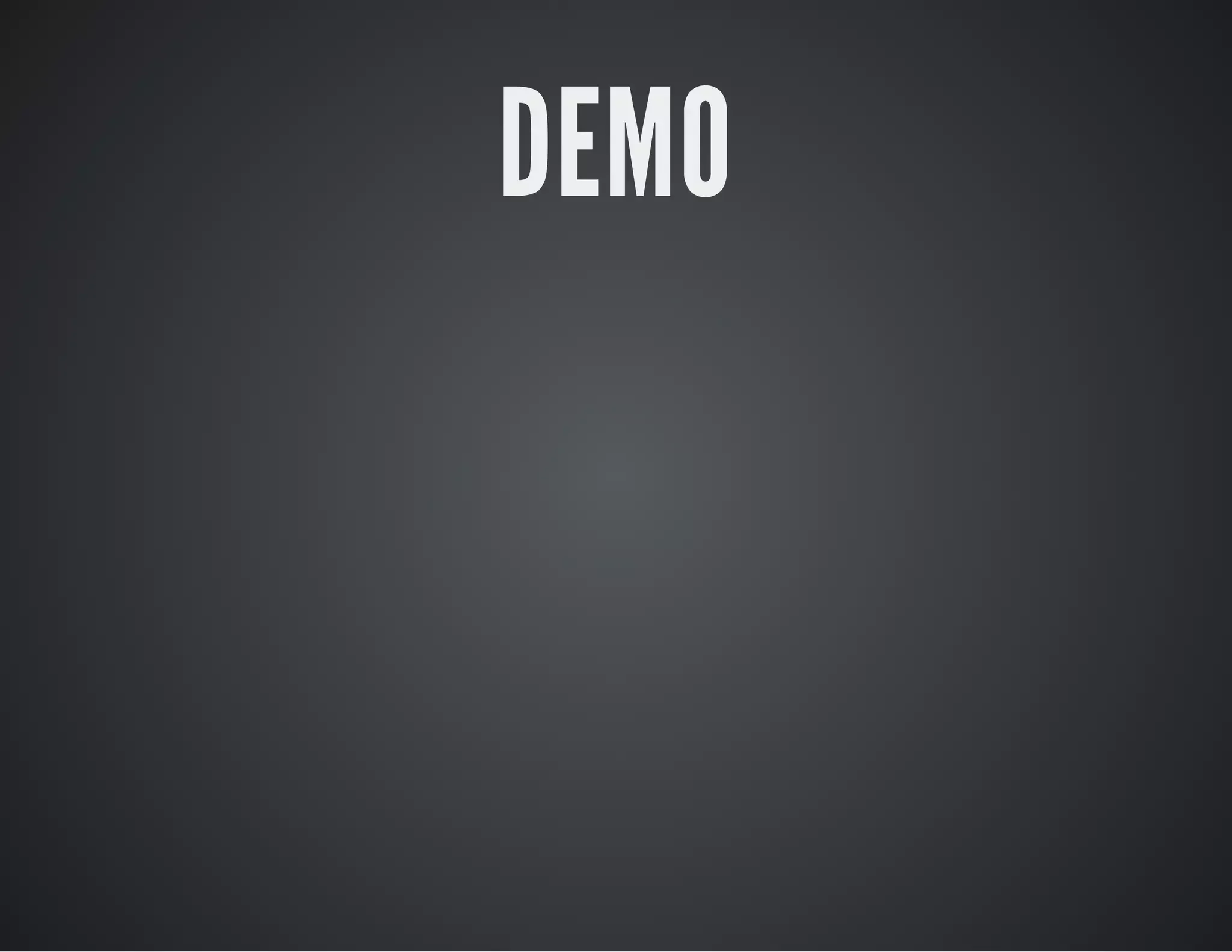 DEMO
 