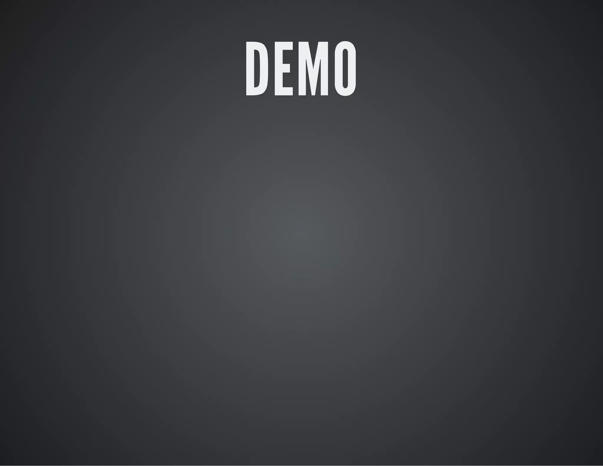 DEMO
 
